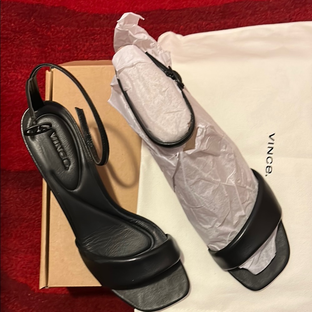 Elegant NIB Vince  Black Women's Heels, Prue, 8.5 (39)